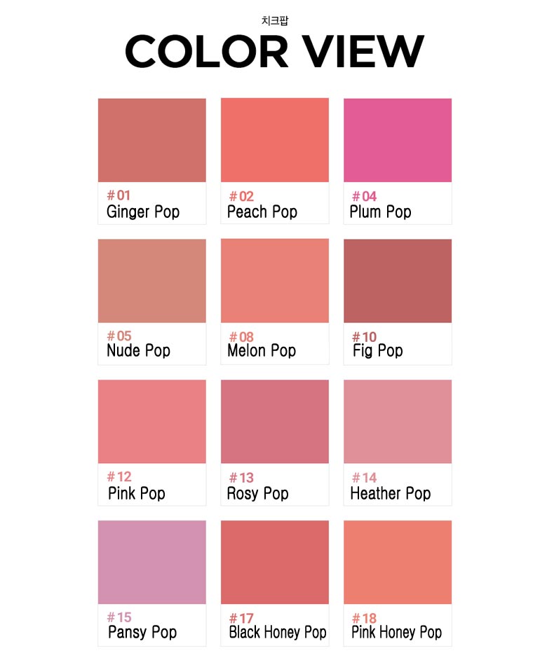 Clinique Blush Color Chart
