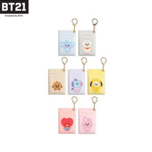 Beauty Box Korea - BT21 Baby Leather Patch Card Holder 1ea [BT21 x