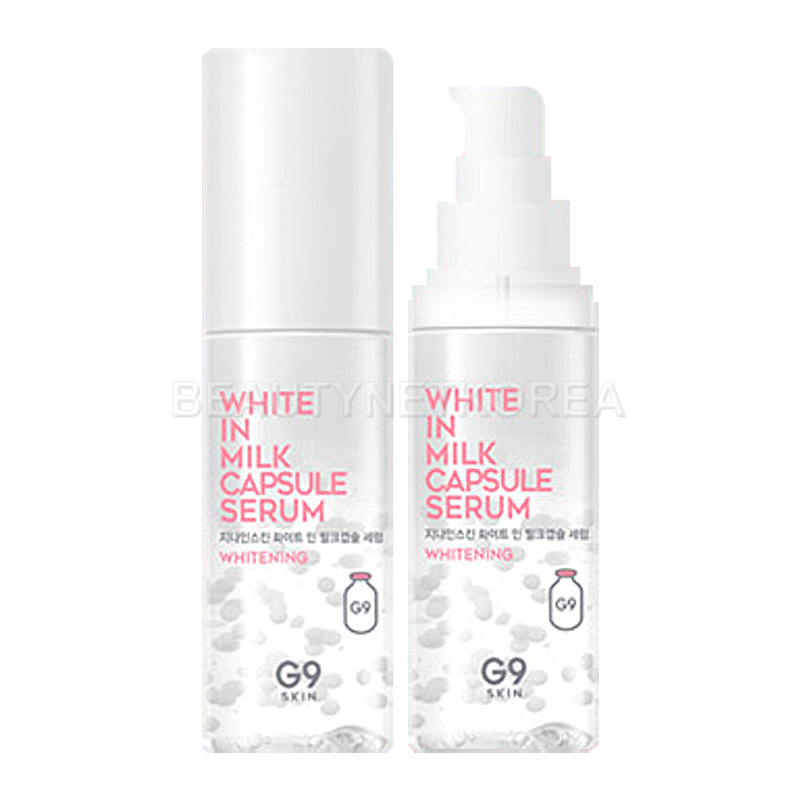 [G9SKIN] White In Milk Capsule Serum 50ml (Weight : 90g)