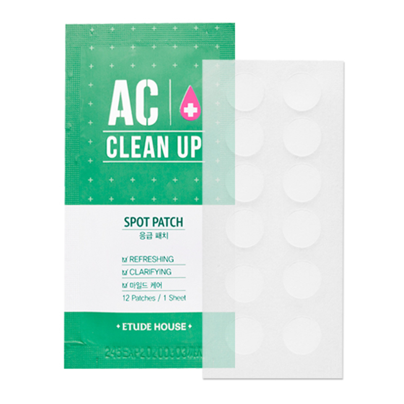 [ETUDE HOUSE] AC CLEAN UP Spot Patch 1pcs (12 Patches) (Weight : 2g)