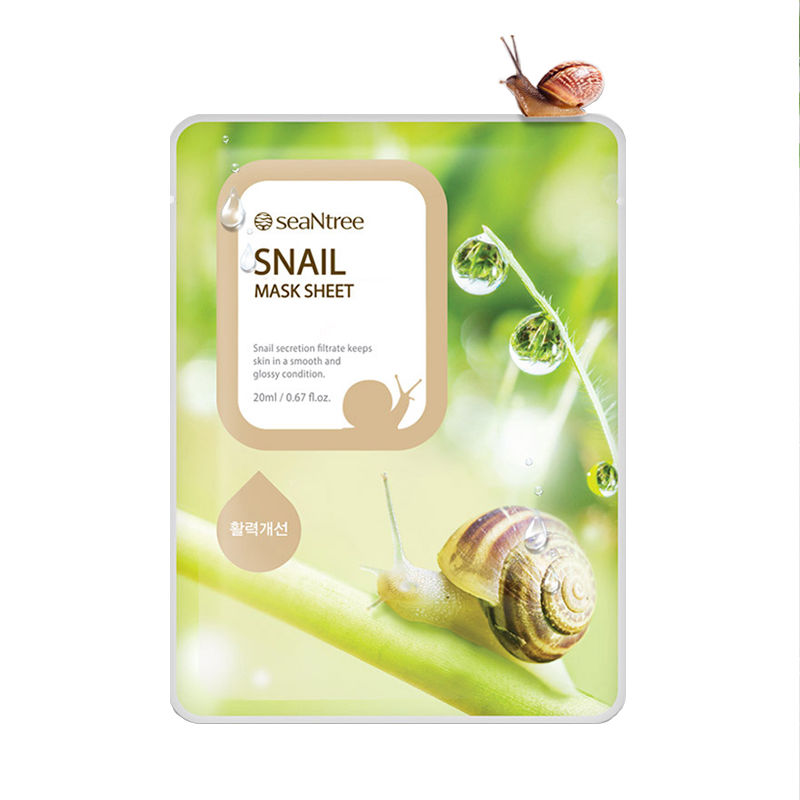 [SEANTREE] Snail 100 Mask Sheet 20ml (Weight : 27g)