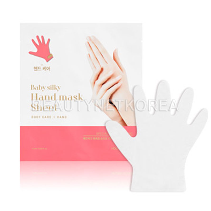 [HOLIKA HOLIKA] Baby Silky Hand Mask Sheet 15ml  (Weight : 29g)