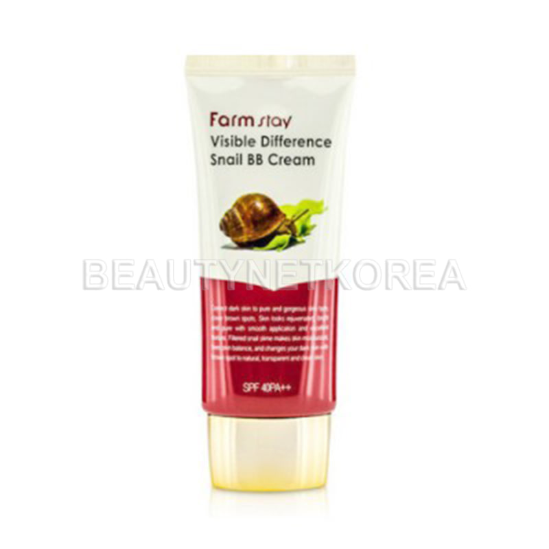 [FARM STAY] Visible Difference Snail BB Cream 50g (Weight : 72g)