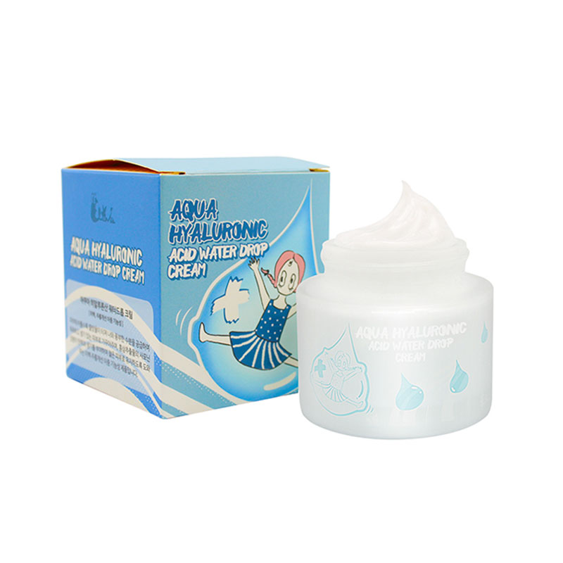 [ELIZAVECCA] Aqua Hyaluronic Acid Water Drop Cream 50ml  (Weight : 194g) - Own label brand  Beautynetkorea Korean cosmetic