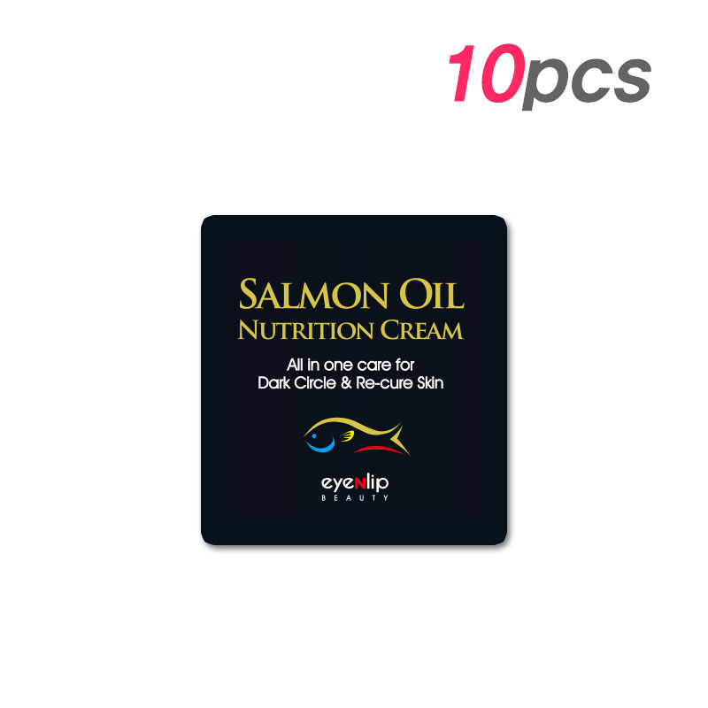 [EYENLIP] Salmon Oil Nutrition Cream Pouch 1.5ml * 10pcs [Sample] (Weight : 24g)