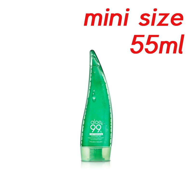 [HOLIKA HOLIKA] Aloe 99% Soothing Gel Fresh 55ml [Mini Size]  (Weight : 76g)