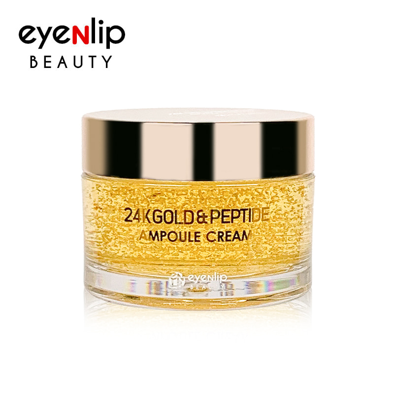 [EYENLIP] 24K Gold & Peptide Ampoule Cream 50g (Weight : 138g)