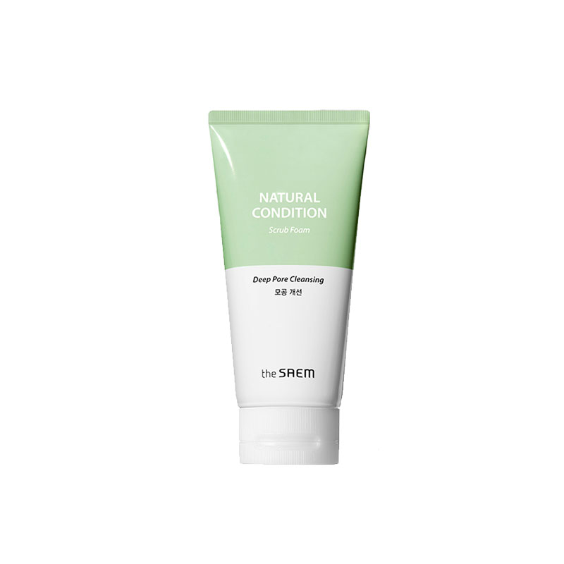 [THE SAEM] Natural Condition Cleansing Foam #Sebum Control (Weight : 181g)