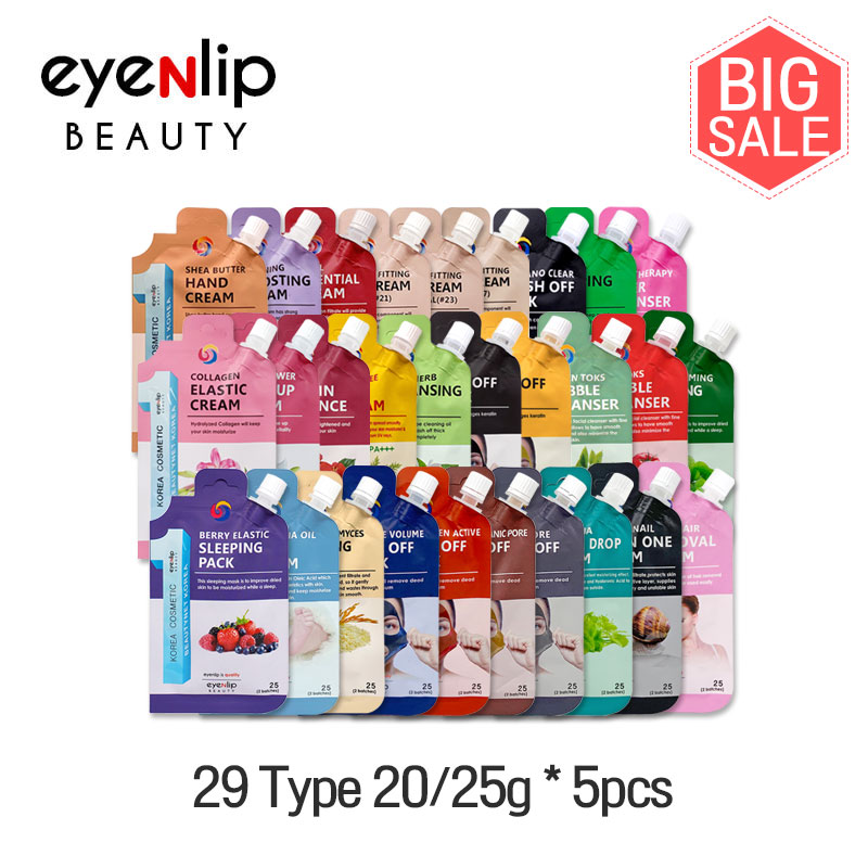 BIG SALE - [EYENLIP] Spout Pouch 29 Type 20/25g * 5pcs (Weight : 160g) - Own label brand  Beautynetkorea Korean cosmetic