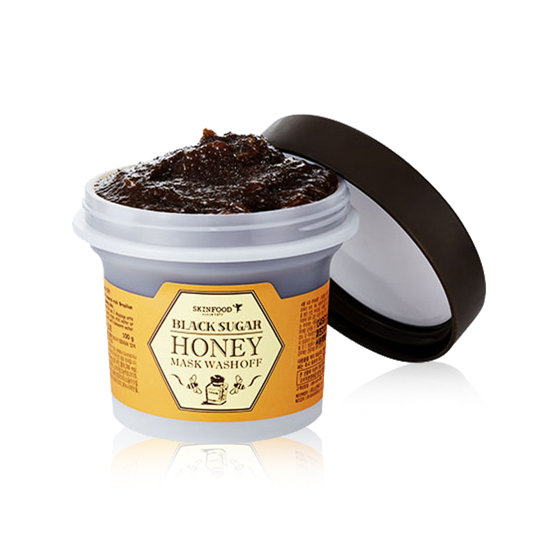 [SKINFOOD]  Black Sugar Honey Mask Wash Off 100g (Weight : 151g)