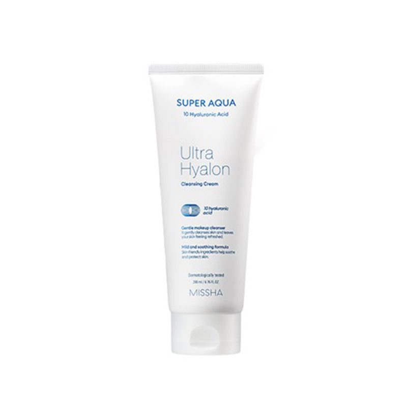 [MISSHA] Super Aqua Ultra Hyalron Cleansing Cream 200ml (Weight : 232g)