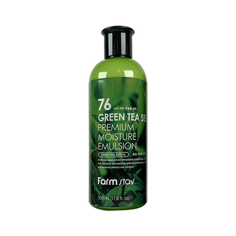 [FARM STAY] 76 Green Tea Seed Premium Moisture Emulsion 350ml (Weight : 411g)