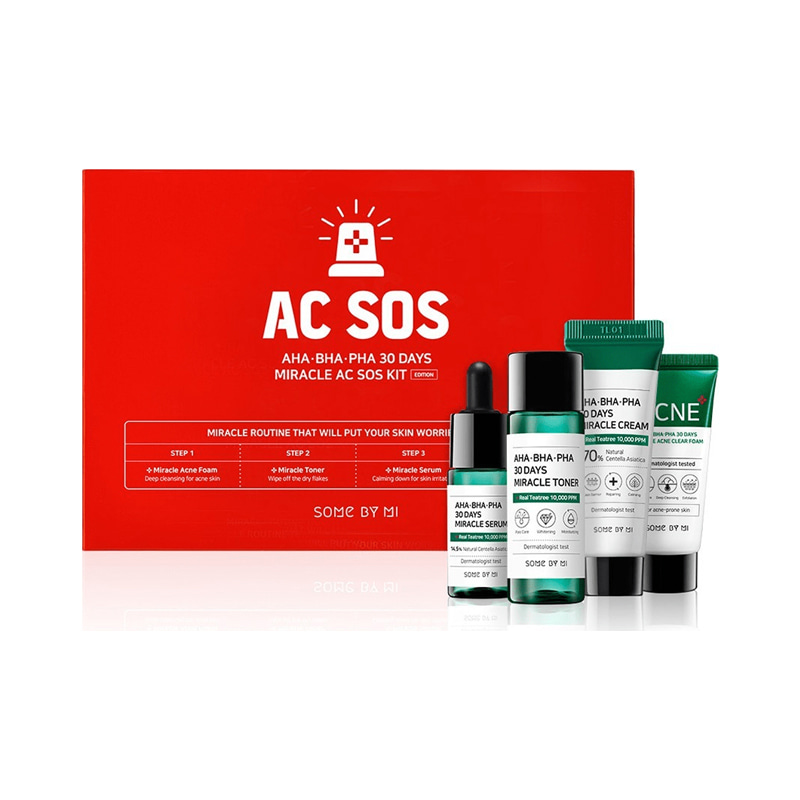 [SOME BY MI] Aha Bha Pha 30 Days Miracle AC SOS Kit (Weight : 187g)