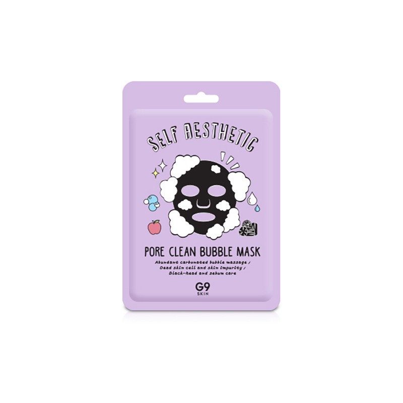 [G9SKIN] Self Aesthetic Pore Clean Bubble Mask 23ml (Weight : 33g)