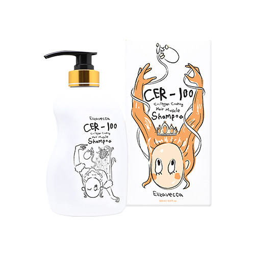 Elizavecca CER-100 Collagen Coating Hair Muscle Shampoo 500ml