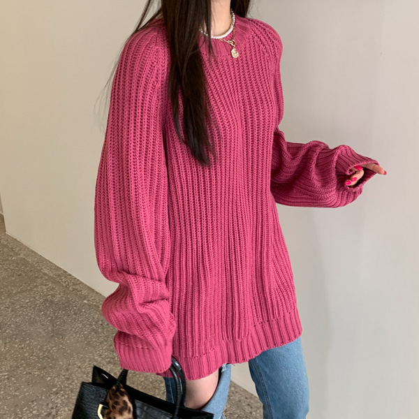 Extended Sleeve Ribbed Raglan Knit Top | Most LOVED Korean fashion ...