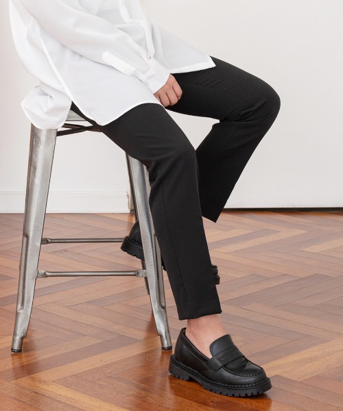 パンツ スラックス ファッション通販のfitus フィットアス 真似しやすいコーデ ベーシックなのに とってもオシャレに見える