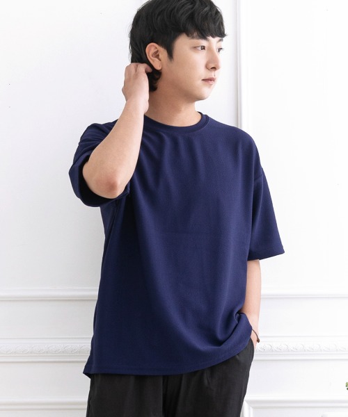 FitUs|カラーシンプル半袖Tシャツ