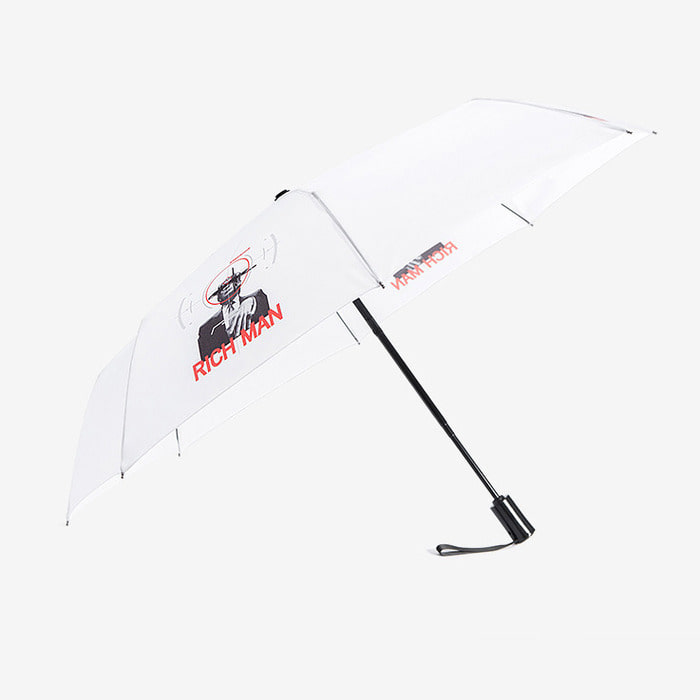 105701 리치맨 타겟포인트 프린팅 우산 (White)