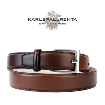 -K.S- 84210 italy real leather 리얼태닝 클래식 벨트 (Light Brown)