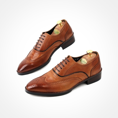 85211 HM-KS026 Shoes (Tan Brown)