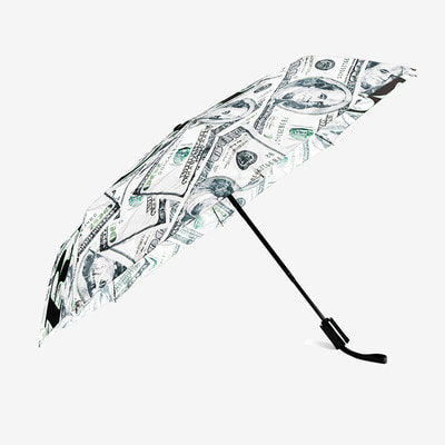 105700 벤자민라인 달러패턴 리치 우산 (White)