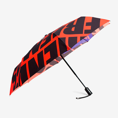 105708 유니크틱 프렌즈 패턴 우산 (Orange)