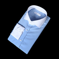 76155 No.69 프리미엄 클레릭 드레스 셔츠 (Sky Blue)