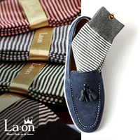 -La:on-83848 Basic Stripes Socks (4Color)