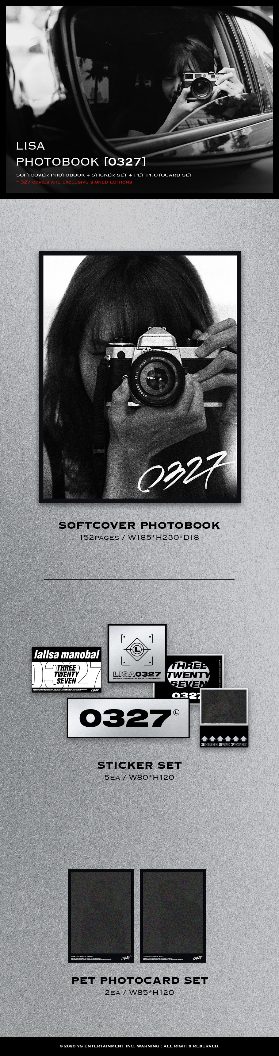 LISA PHOTOBOOK [0327] -LIMITED EDITION- - YG SELECT TH